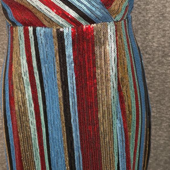 Vici Multicolor Striped Midi Dress - Picture 6 of 14